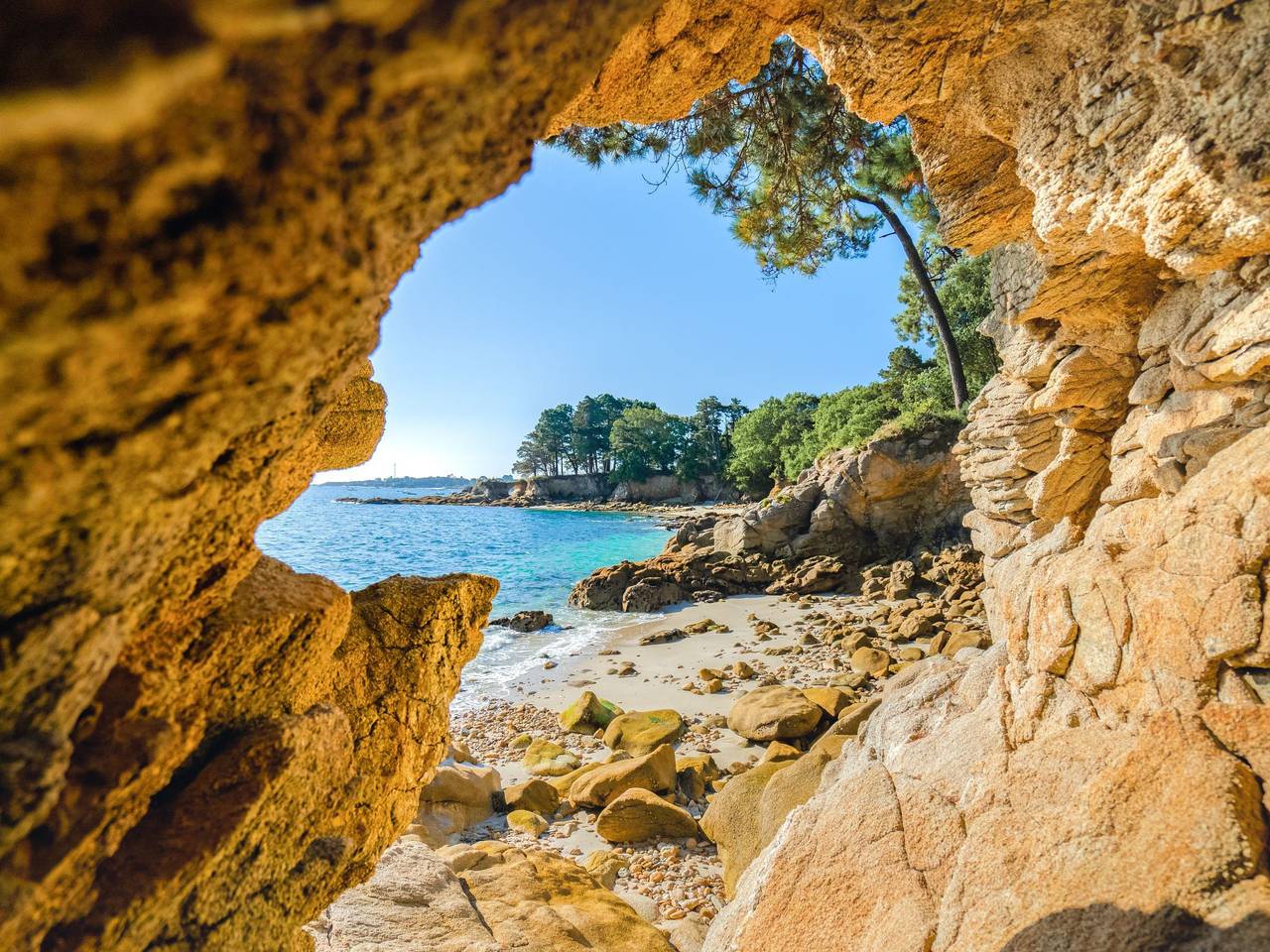 Gemütliche Ferienwohnung in der Nähe des Strandes von Kerveltrec – ideal zum Wandern und Entspannen in Fouesnant, Quimper und Umgebung