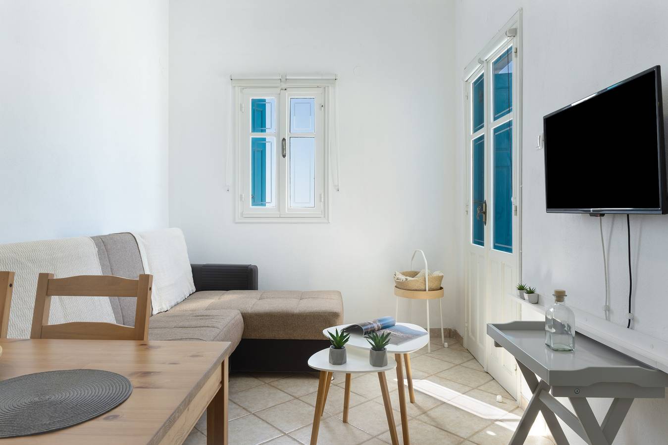 Maison de vacances 'Olympos Blue' avec vue sur la mer, Wi-Fi et climatisation in Karpathos