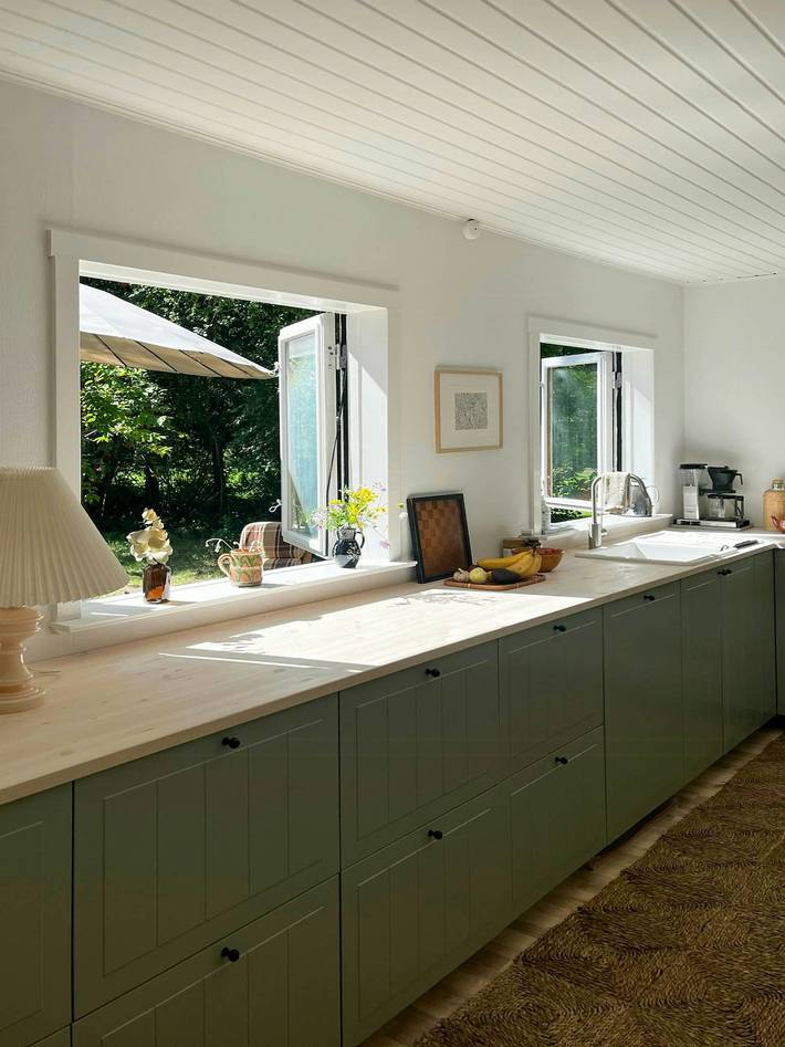 Ferieudlejning for 6 personer, med terrasse, børnevenlig i Ellinge Lyng