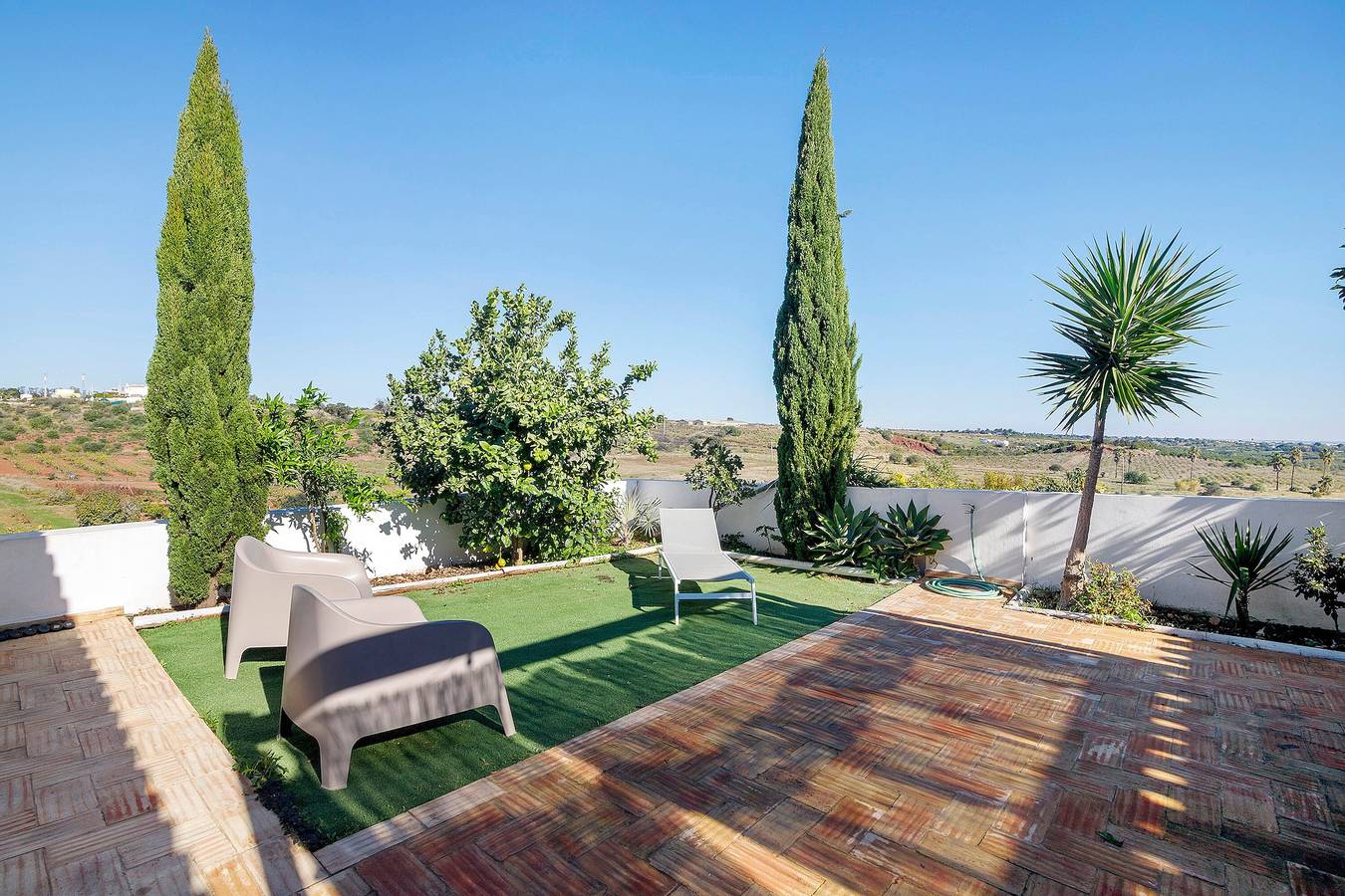 Casa Papaya: Country House with Sea View, Wi-Fi, and Air Conditioning in Vila Nova de Cacela, Parque Natural da Ria Formosa