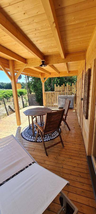Chalet pour 2 personnes, avec vue et terrasse