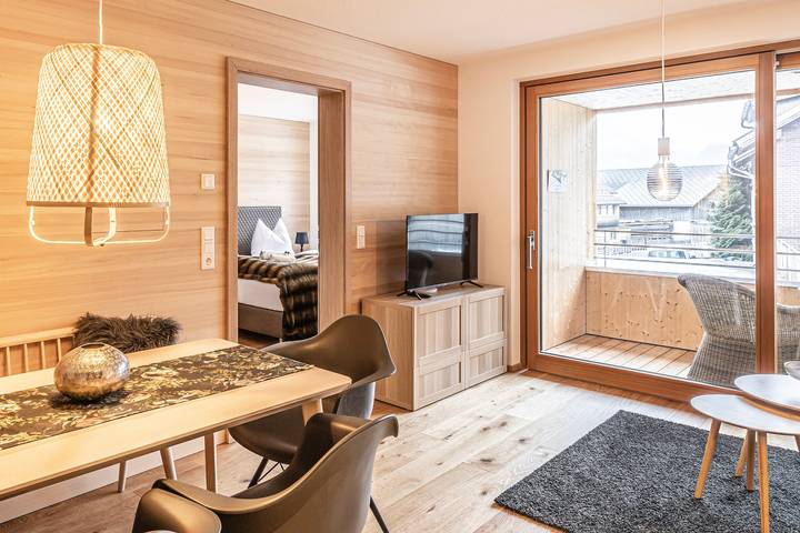 Ferienwohnung für 4 Personen, mit Balkon in Au - 2