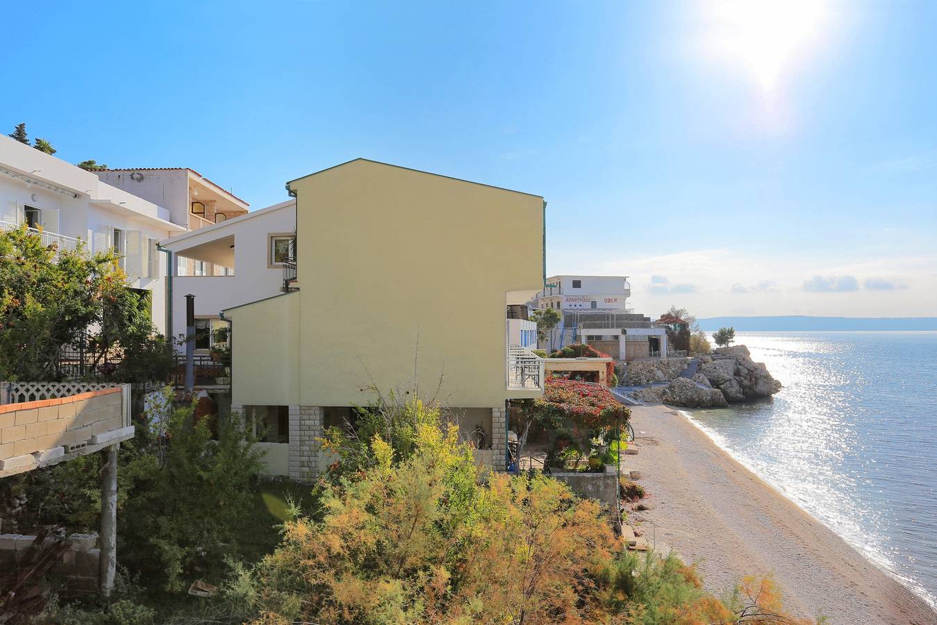 Ganze Wohnung, 2-Zimmer-Ferienwohnung am Strand Drasnice, Makarska A-2644-c in Drašnice, Makarska Riviera