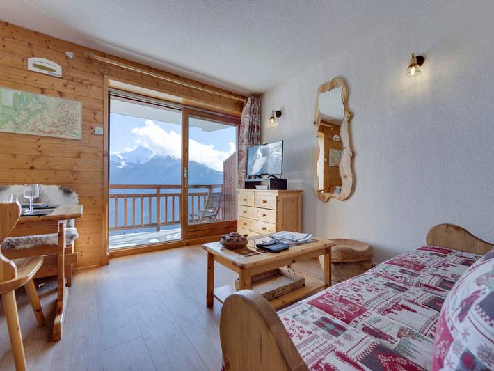 Location de vacances pour 4 personnes, avec balcon dans La Rosière