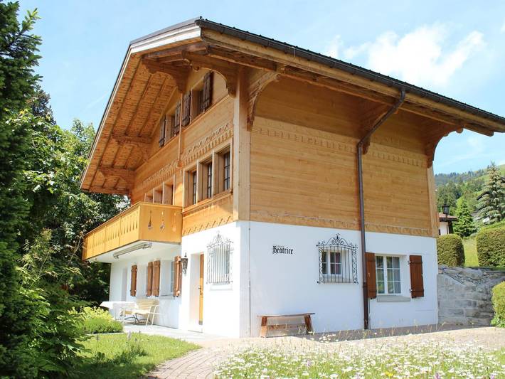 Chalet pour 7 personnes, avec balcon à Saanen - 3
