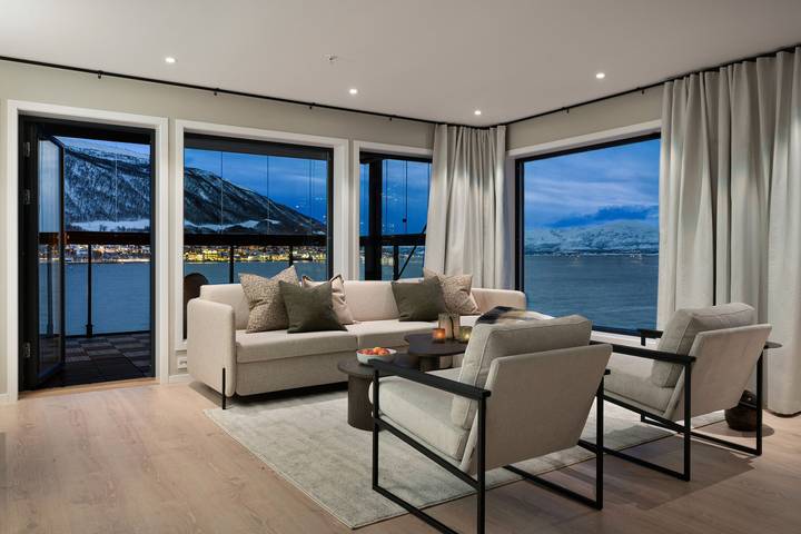 Appartamento per 8 persone, con Balcone in Tromso