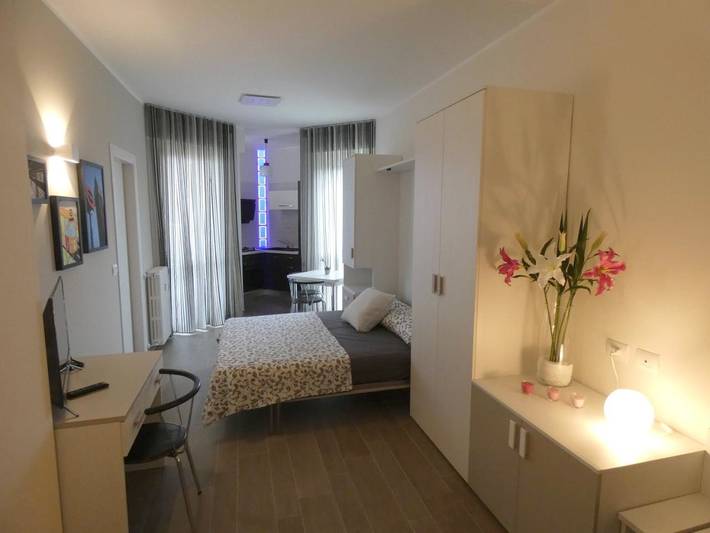 Appartement de vacances pour 3 personnes, avec Balcon ainsi que Terrasse et Vue à Collegno