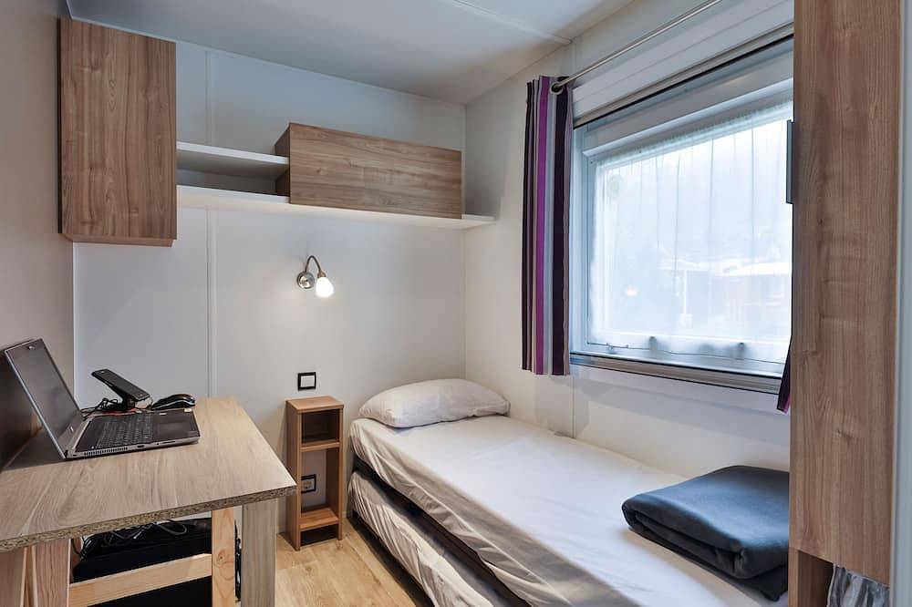 Grand Mobil-home 6 personnes 3 chambres 2 s de bains camping 3* Parc de la Fecht in Munster, Parc naturel régional des Ballons des Vosges