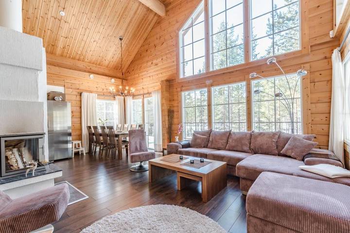 Chalet für 8 Personen, mit Sauna und Terrasse in Finnland