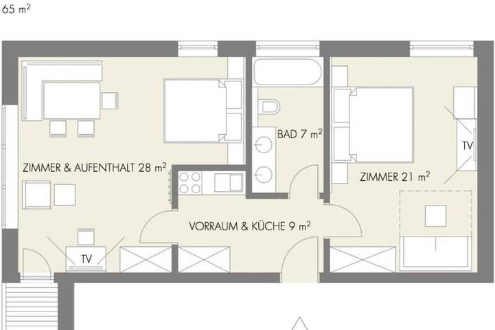 B&B für 4 Personen, mit Garten am Achensee