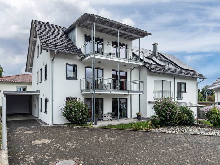 Geheel appartement, Vakantieappartement voor 3 personen met balkon in Bad Waldsee, Region Bodensee-Oberschwaben