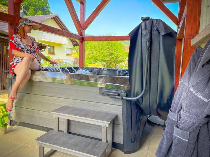 Gîte pour 2 personnes, avec jardin et jacuzzi à Stosswihr