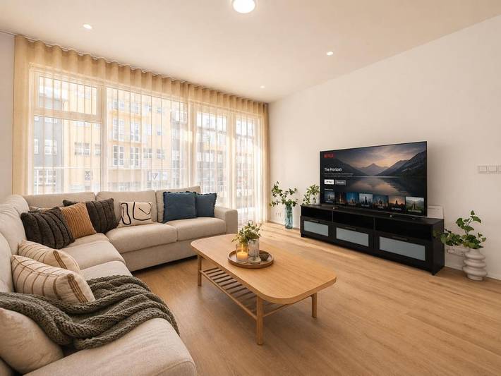 Ferienwohnung für 7 Personen, mit Ausblick und Balkon, kinderfreundlich