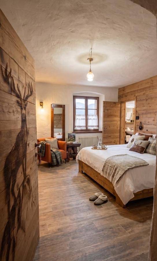 Chambre d’hôte pour 4 personnes, avec Jardin et Vue à Tenno - 3