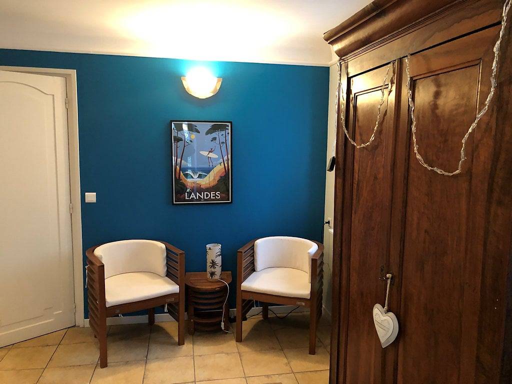 Les Chênes - Chambre Bleu in Bénesse-Maremne, Côte d’Argent
