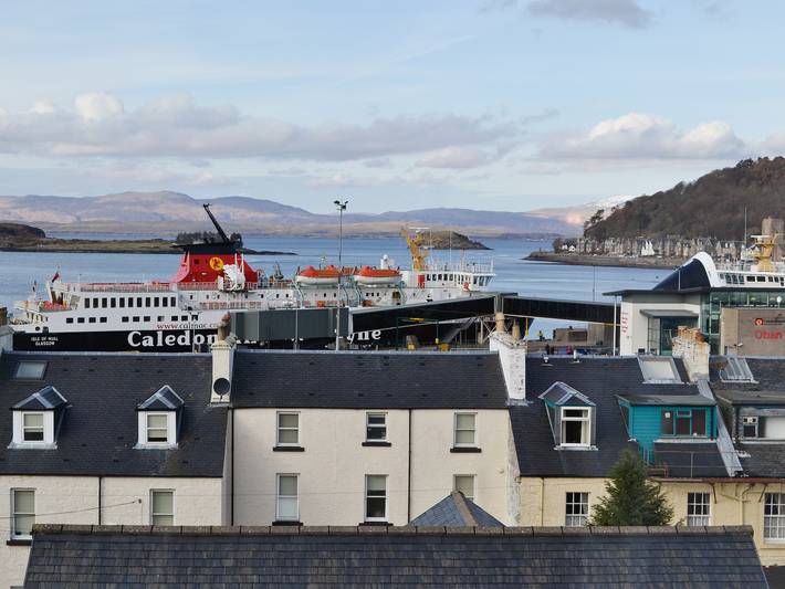 Log cabin for 4 people in Oban