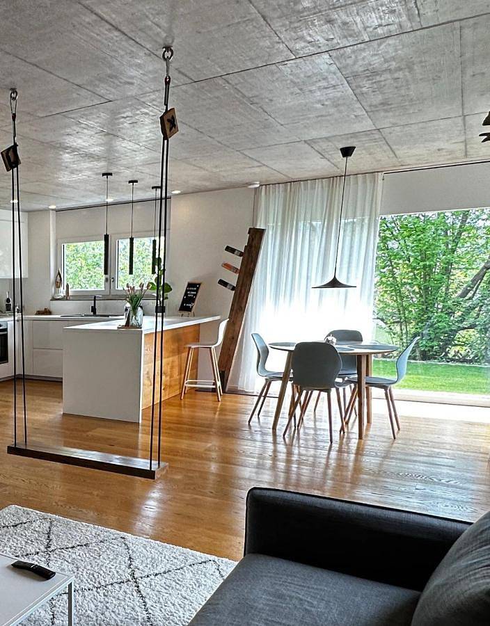 Ferienhaus für 4 Personen, mit Terrasse und Garten sowie Ausblick in Waldshut-Tiengen
