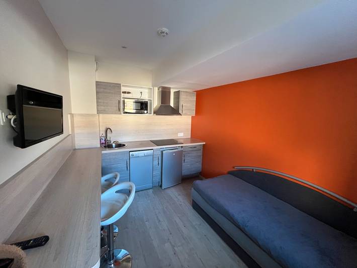 Appartement de vacances pour 3 personnes, avec jardin