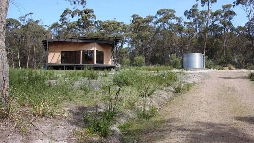 Bay Fires of Eco Hütte Binalong Bay in Tasmanien