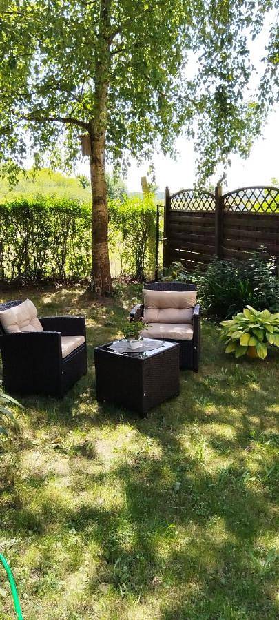 Ferienwohnung für 2 Personen, mit Garten und Ausblick