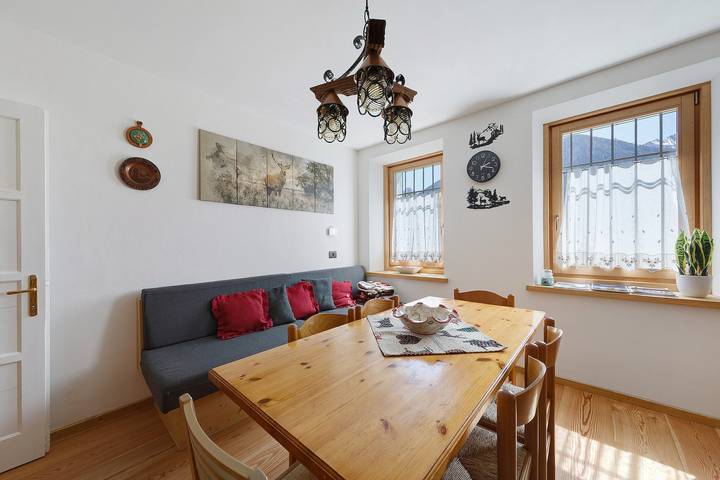 Ganze Wohnung, Ferienwohnung 'San Lorenzo 1 A Vinigo' mit Bergblick, Garten und Wlan in Vodo di Cadore, Östliche Dolomiten