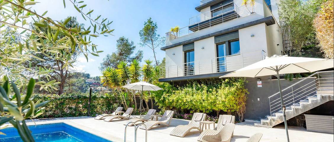 Chalet para 9 personas con piscina in Olivella, Garraf
