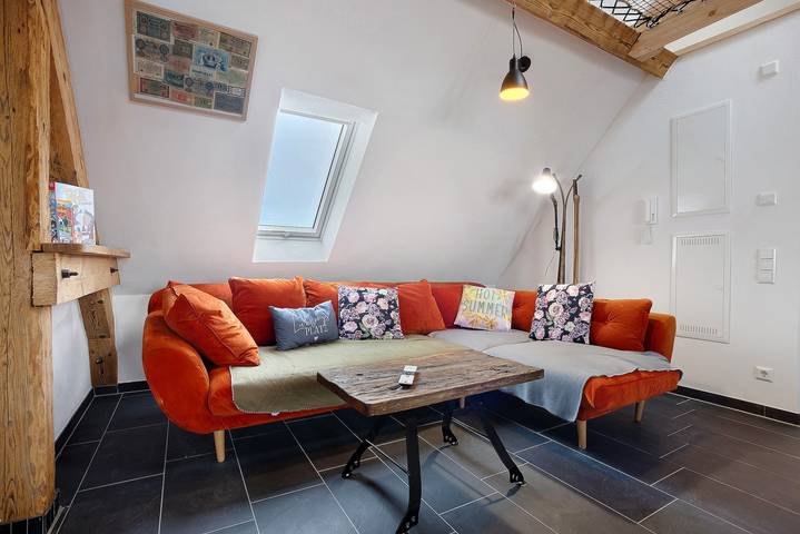 Geheel appartement, Appartement 'Unit 1' met bergzicht, gedeeld terras en tuin in Ebersbach-Musbach, Region Bodensee-Oberschwaben