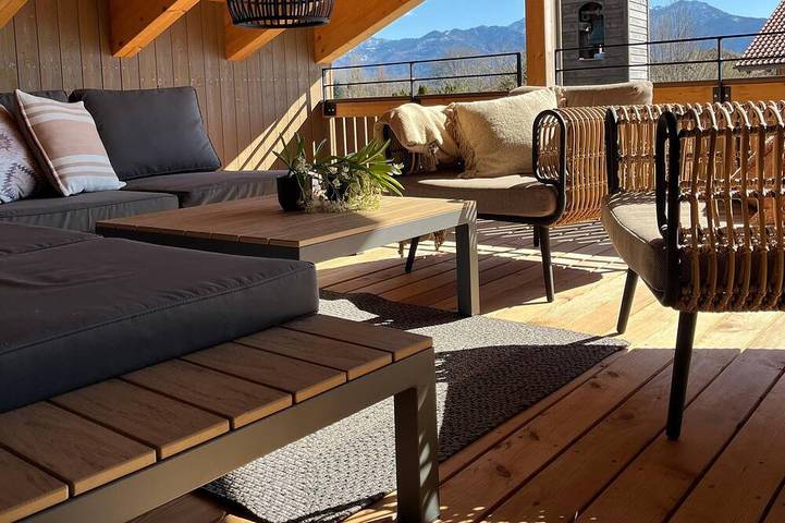 Ferienwohnung für 5 Personen, mit Balkon und Sauna