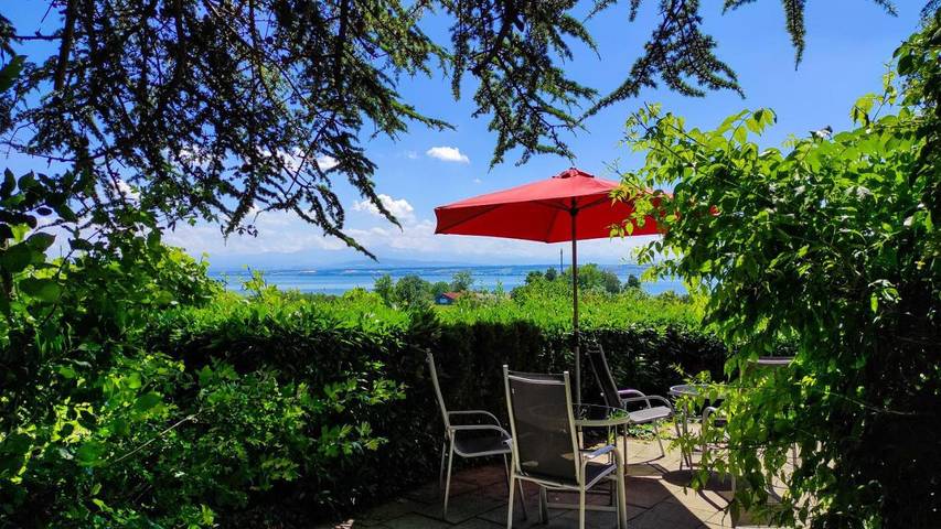 Maison d’hôte pour 4 personnes, avec Terrasse et Jardin ainsi que Vue sur le lac et Vue à Meersburg