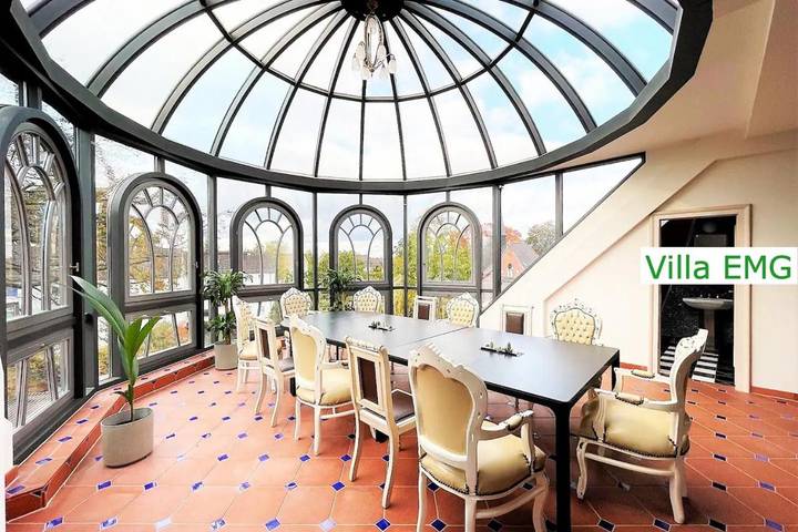 Ferienhaus für 20 Personen, mit Sauna und Ausblick sowie Garten in Lehrte