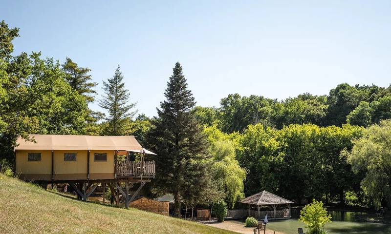 Chalet Rivière 3 Zimmer 4 Personen in Beaumont-du-Périgord, Périgord Pourpre