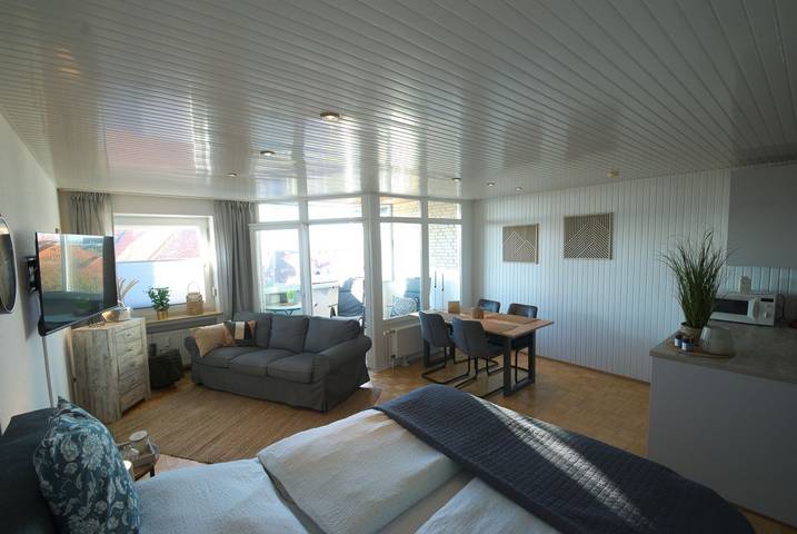 Ferienwohnung für 4 Personen, mit Balkon und Balkon/Terrasse sowie Ausblick in Norddeich - 3
