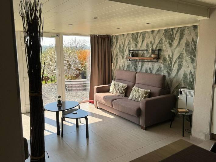 Location de vacances pour 4 personnes, avec vue et jardin à Herve