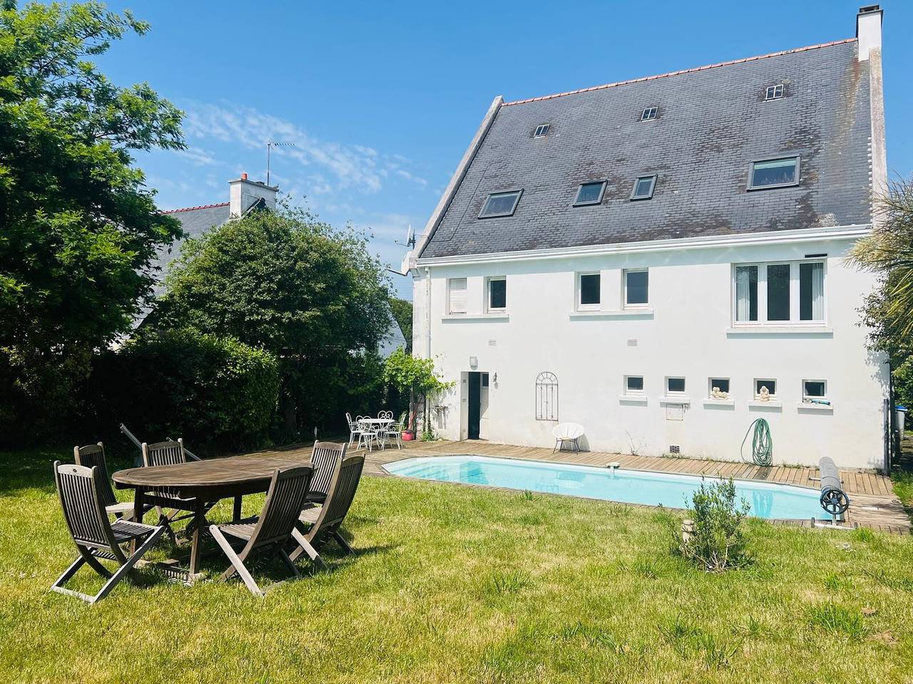La Parenthèse Océane – Piscina privada, jardín y Wi-Fi cerca de la playa in Le Cabellou, Concarneau