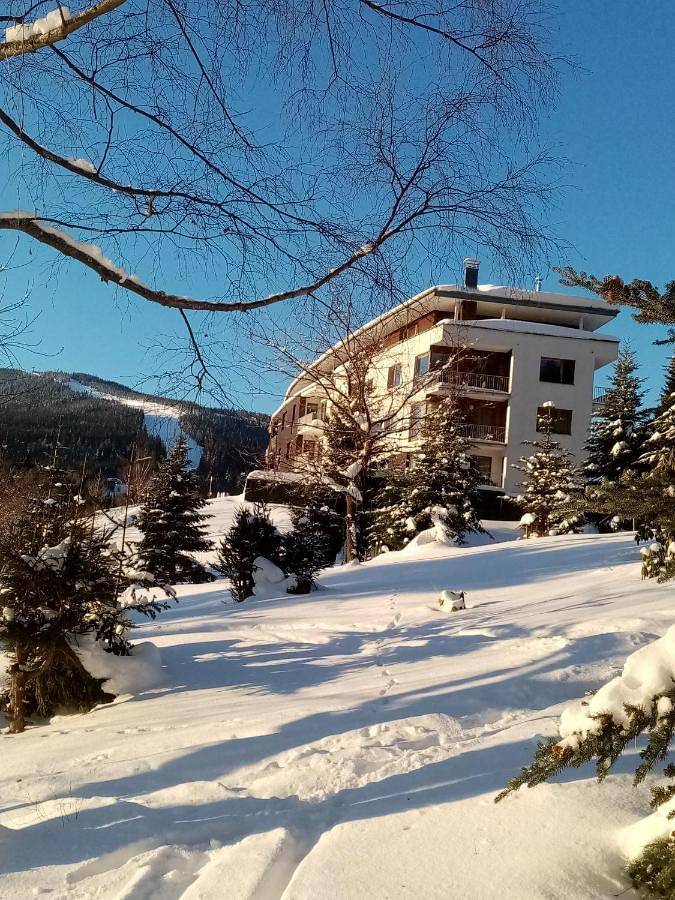 Ferienwohnung für 4 Personen, mit Pool und Sauna sowie Ausblick und Balkon in Spindlermühle - 3