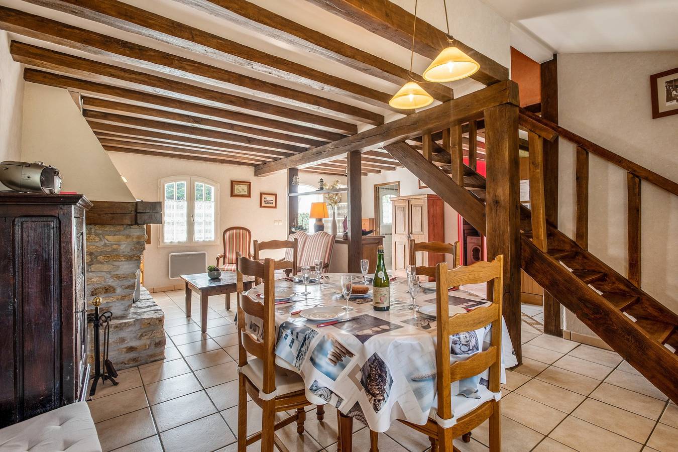 Maison de charme à Bangor avec grand jardin clos in Bangor, Côte des Mégalithes