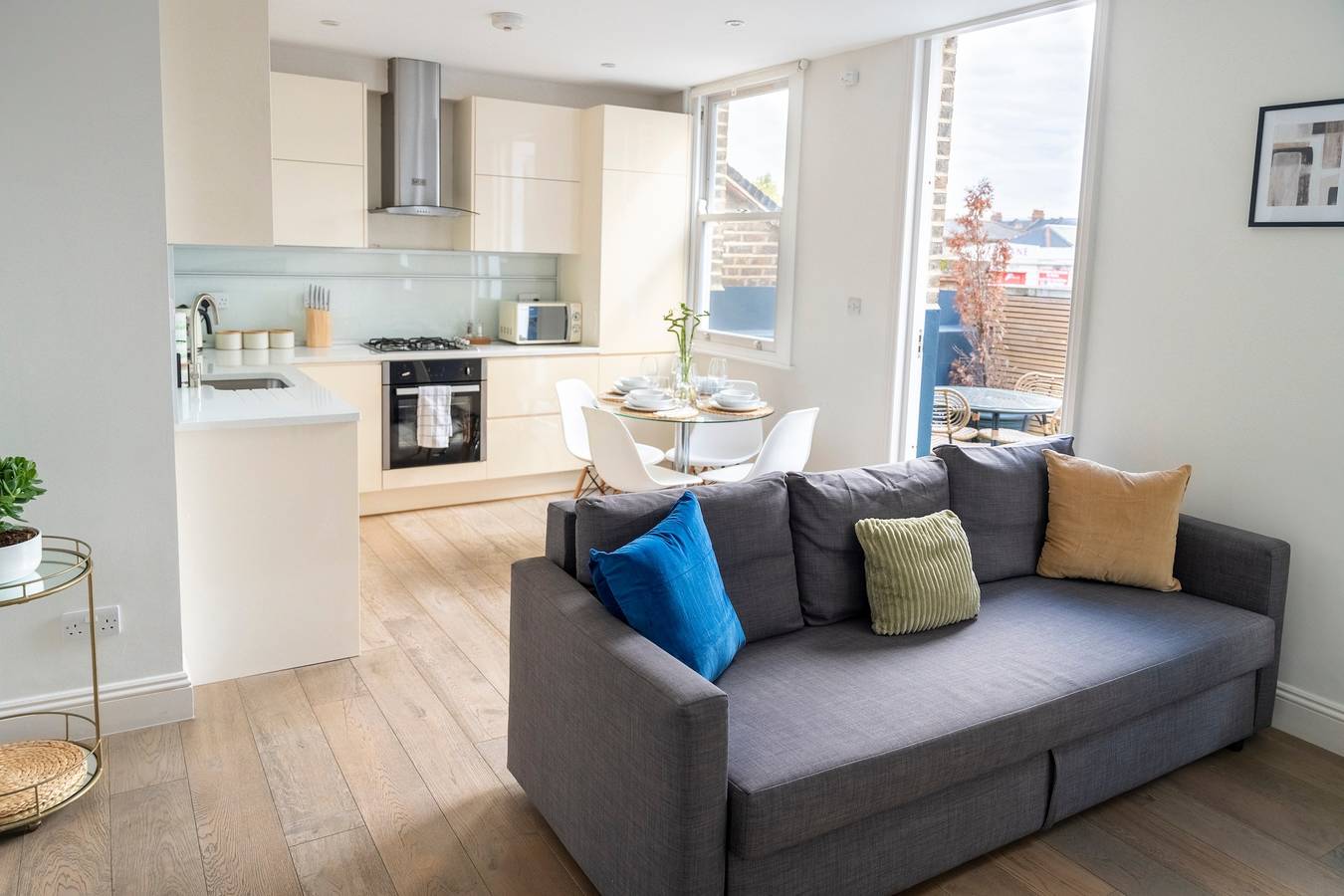 Ganze Ferienwohnung, Ferienwohnung für 6 Personen mit Terrasse in Lambeth, London