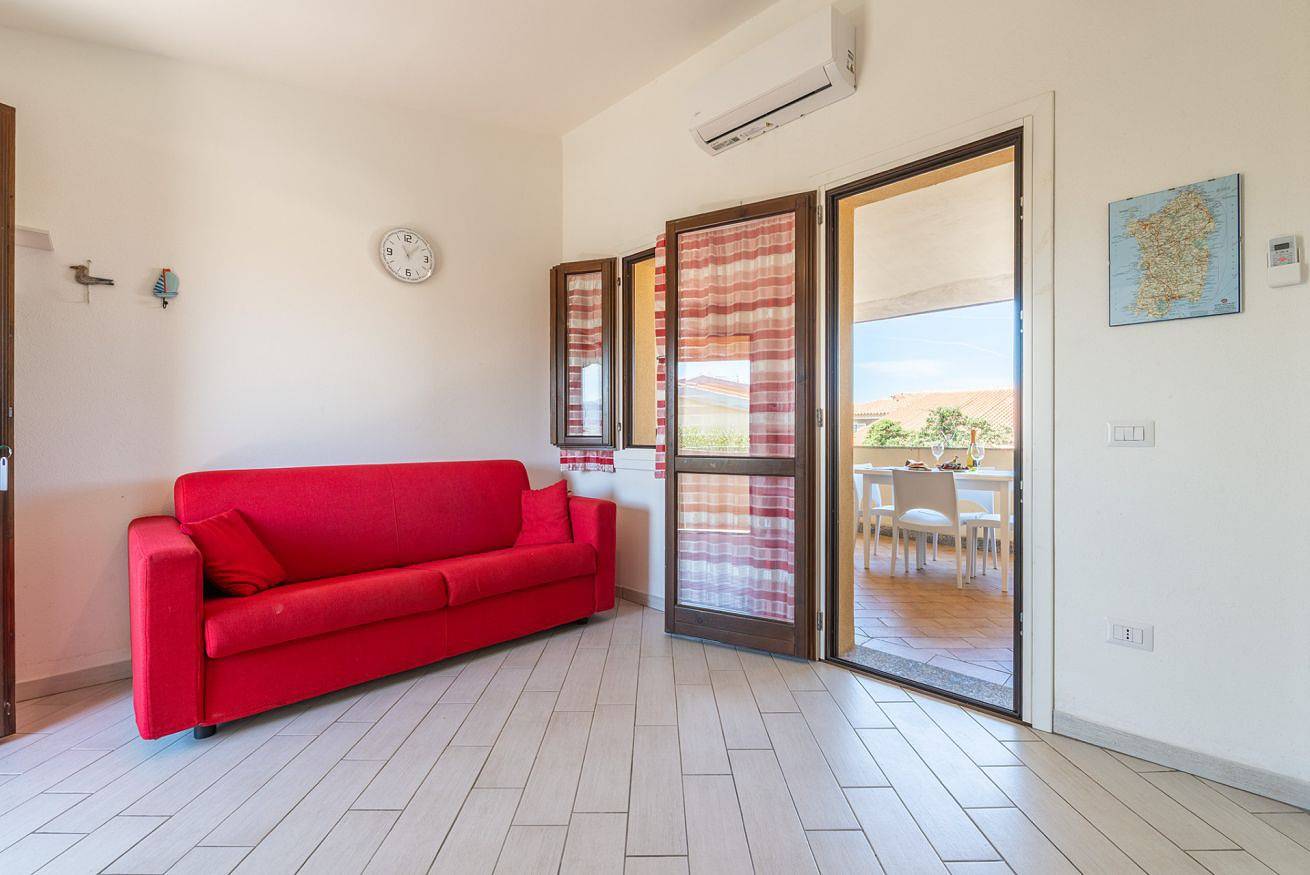 Ganze Wohnung, Ferienwohnung für 6 Personen mit Balkon/Terrasse in Pirotto Li Frati, Badesi