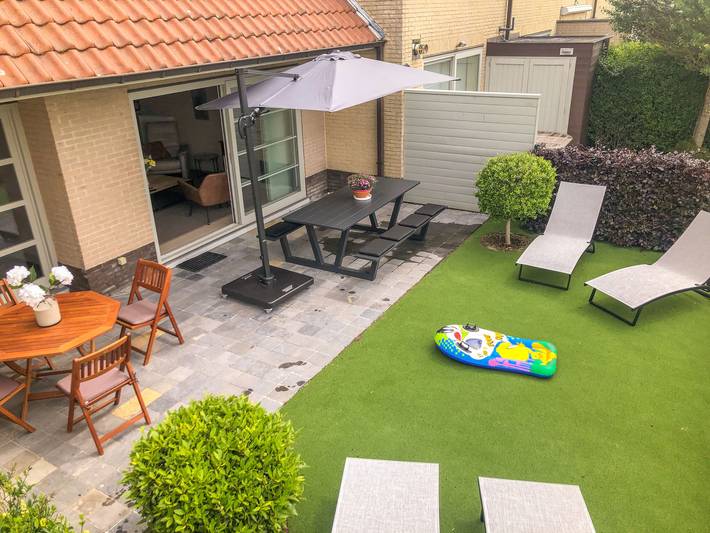 Ferienhaus für 7 Personen, mit Terrasse und Garten sowie Ausblick in De Haan