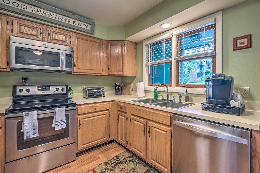 Lake Placid Gem w/ Patio & Views < 1 Mi to Beach! in Lake Placid, Adirondack Mountains