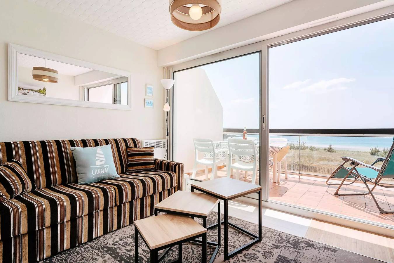 Ganzes Studio, Carnac - Kabinenstudio - 20m2 - Meerblick in Carnac Plage, Carnac