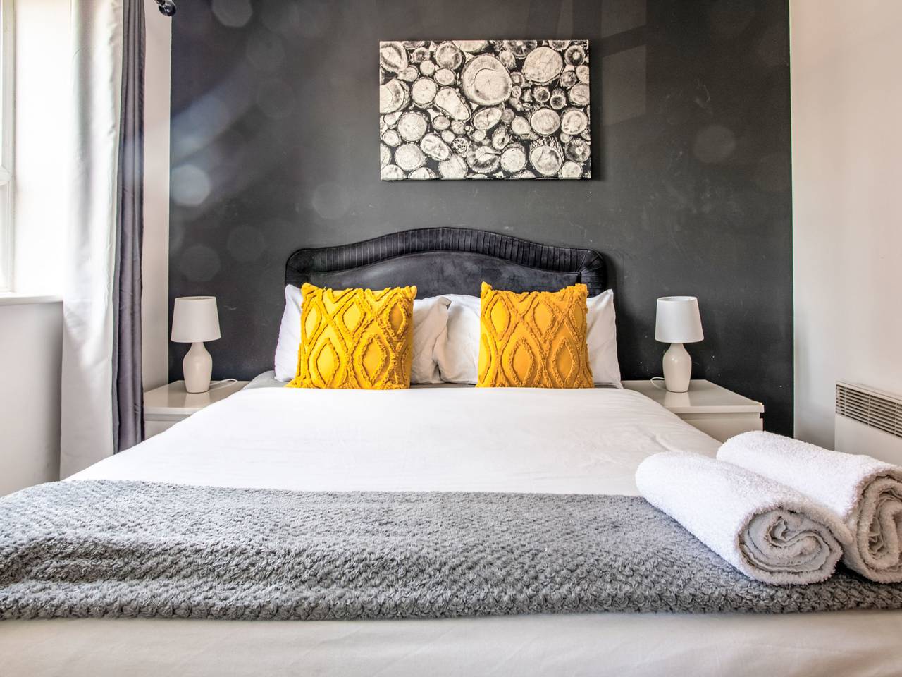 Ganze Wohnung, 1-Schlafzimmer-Wohnung, 3 Gäste mit Parkplatz und Wi-Fi in Greater Manchester