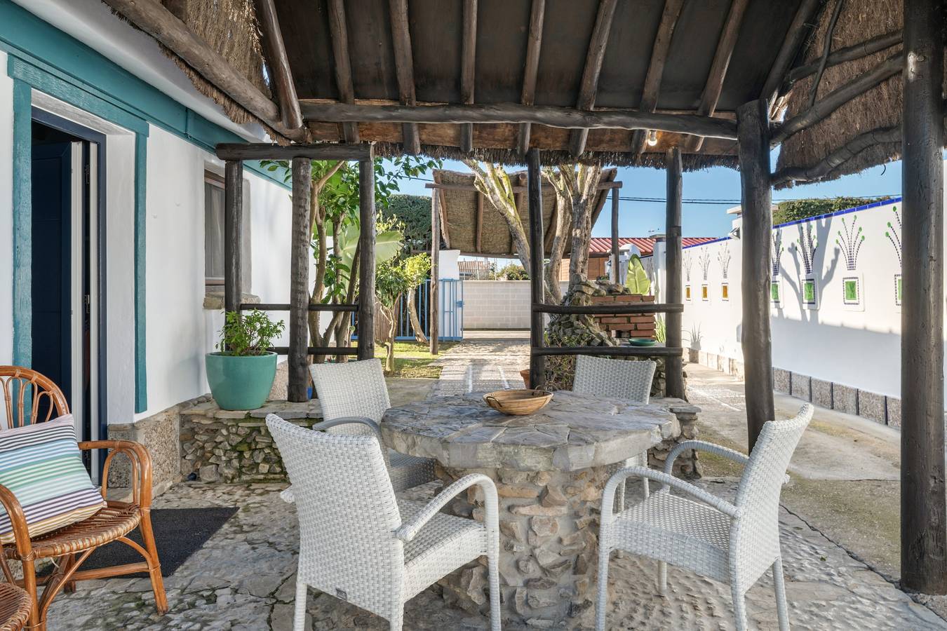 Studio « Cabaña » avec piscine privée, Wi-Fi et climatisation in Playa El Palmar, Vejer de la Frontera