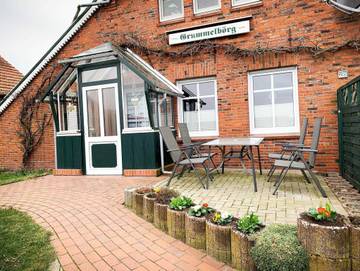 Ferienwohnung für 4 Personen, mit Terrasse und Garten, mit Haustier in Weener