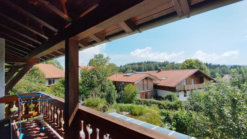 Ferienwohnung für 4 Personen, mit Balkon/Terrasse und Balkon sowie Garten