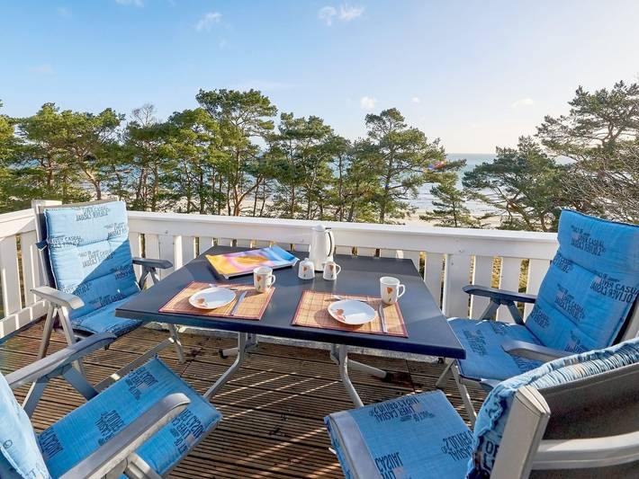 Ferienwohnung für 4 Personen, mit Balkon und Ausblick im Ostseebad Binz