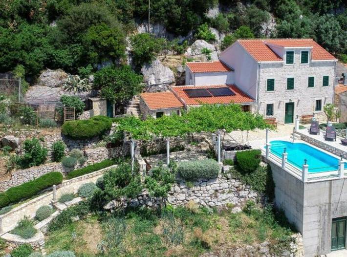 Villa pour 9 personnes, avec jardin et piscine, animaux acceptés à Viganj - 3