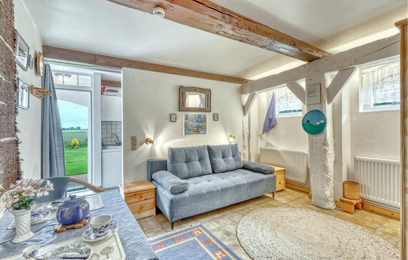 Ganze Ferienwohnung, Ferienwohnung mit Panoramablick in Galmsbüll - WiFi, TV, Parkplatz & Küche in Galmsbüll, Nordseeküste