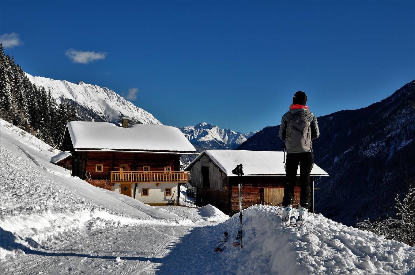 Vacation house for 8 people with balcony in St. Veit in Defereggen, Bezirk Lienz