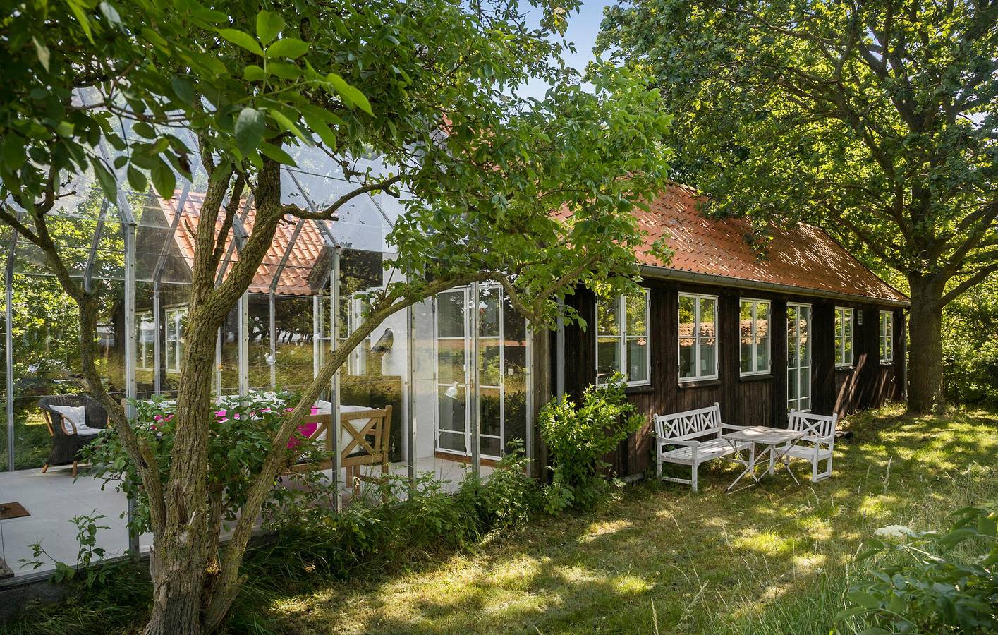 Feriehus for 10 personer med have in Svenske Østersøen